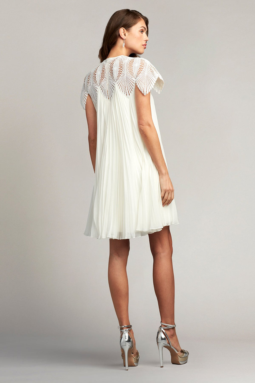 Harby Pleated Trapeze Mini Dress
