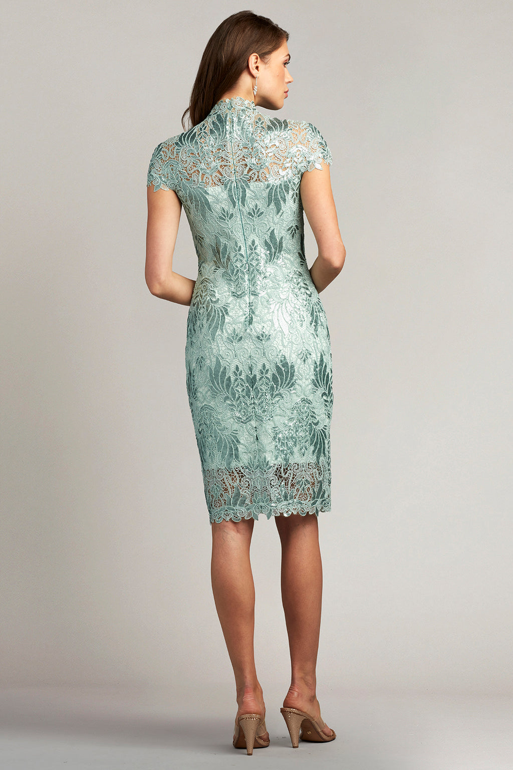 Brinnan Sequin Embroidered Dress