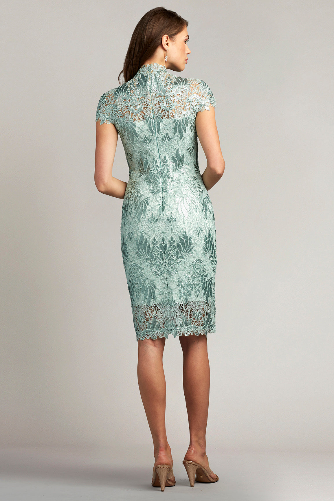 Brinnan Sequin Embroidered Dress
