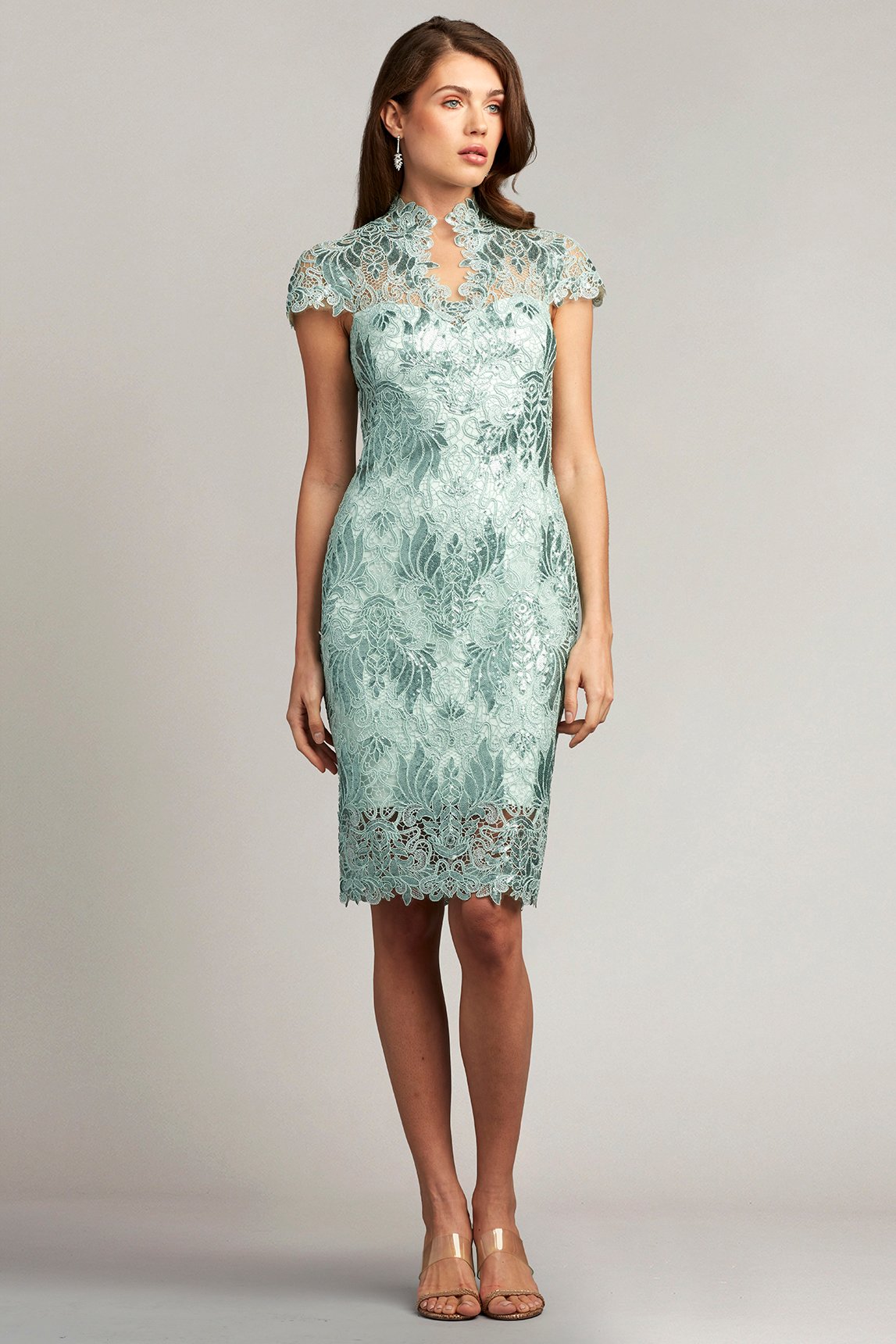 Brinnan Sequin Embroidered Dress