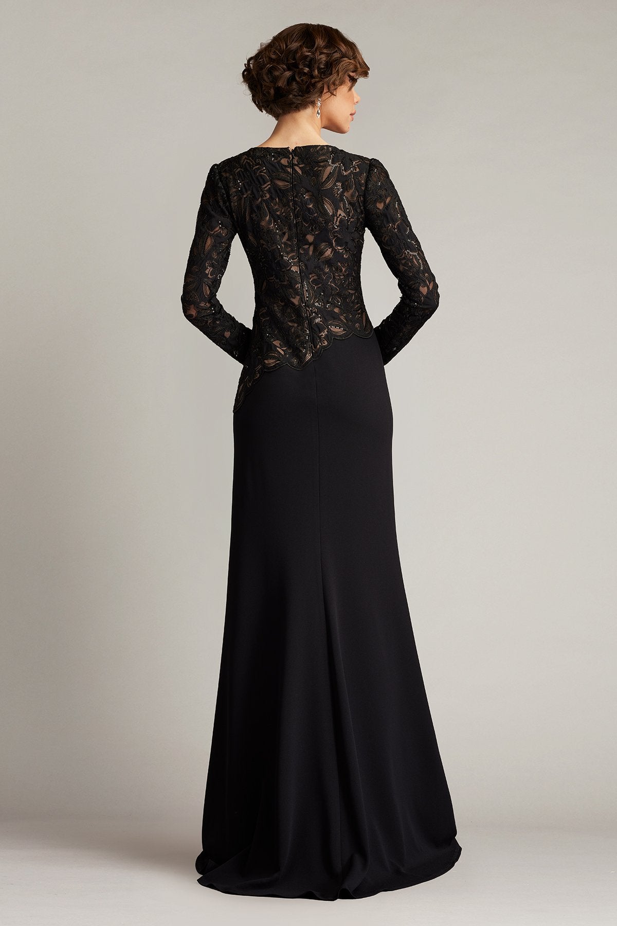Shika Embroidered Crepe Gown – Tadashi Shoji Official Online Boutique