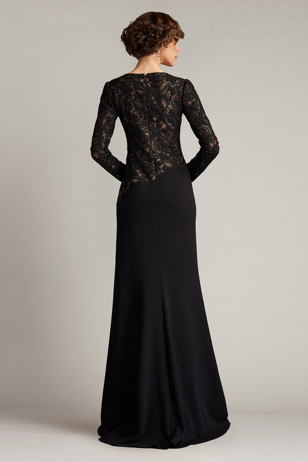 Shika Embroidered Crepe Gown