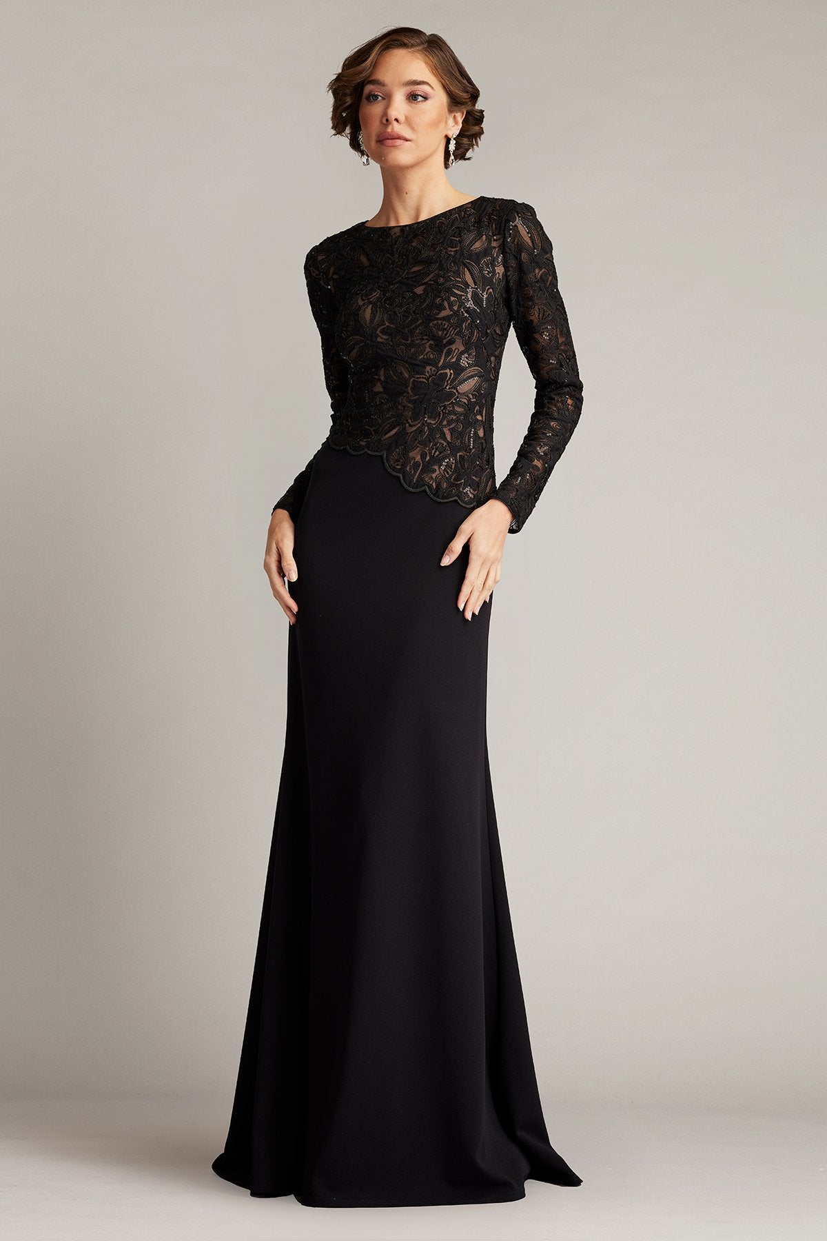 Shika Embroidered Crepe Gown Tadashi Shoji Official Online Boutique Shika Embroidered Crepe Gown Tadashi Shoji Official Online Boutique