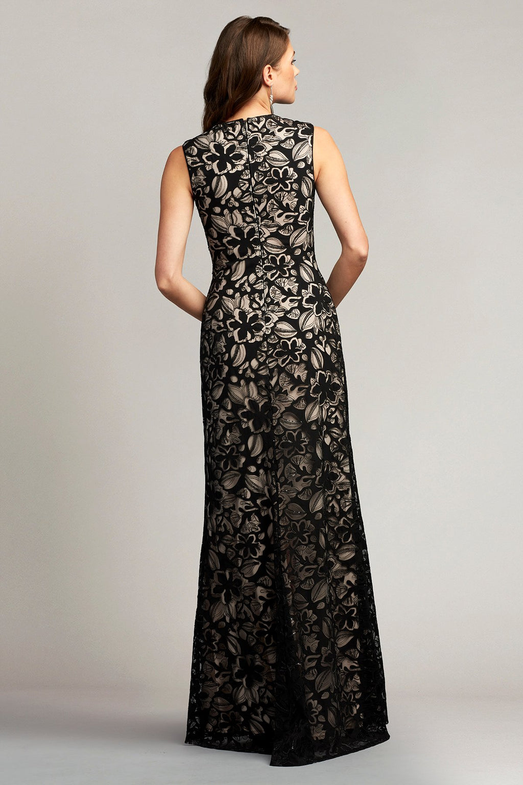 Meloy Reverse Appliqué Tulle Gown