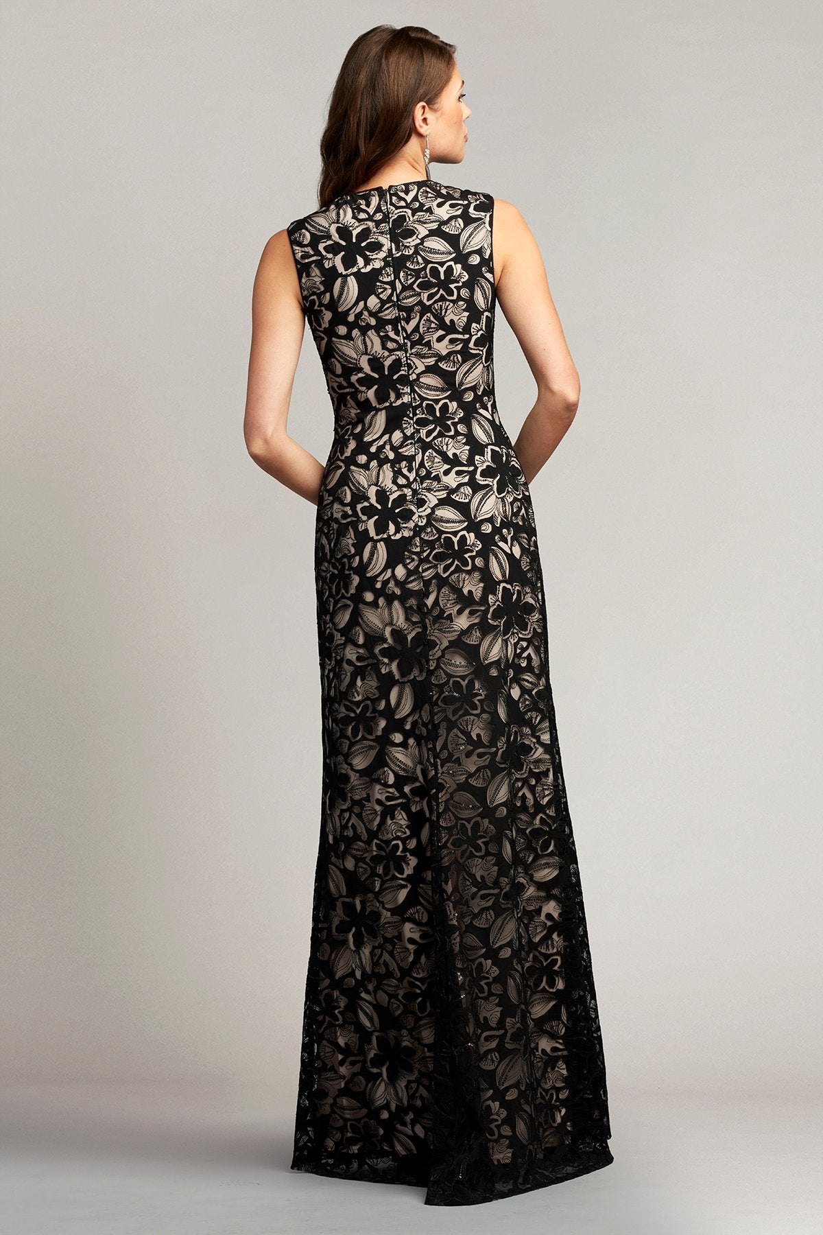 Meloy Reverse Appliqué Tulle Gown
