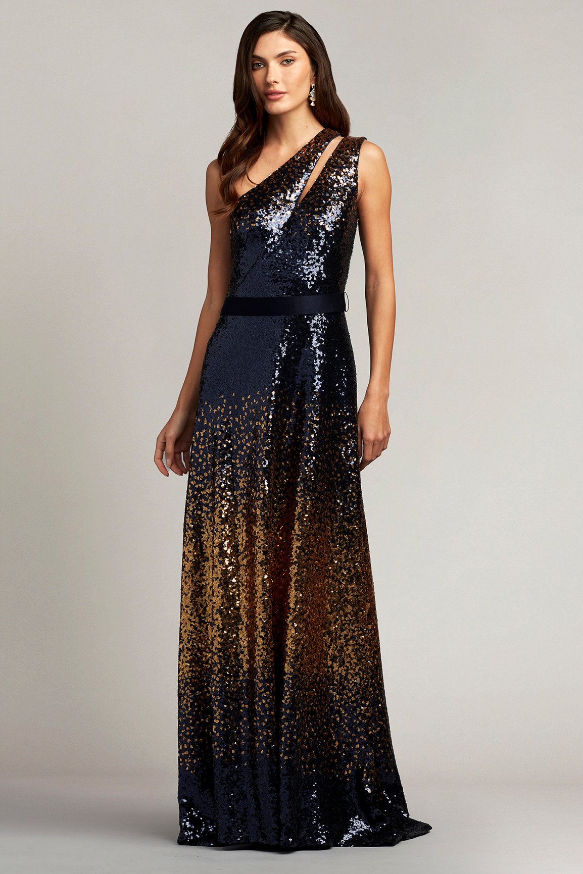 Spry Sequin Ombré Gown