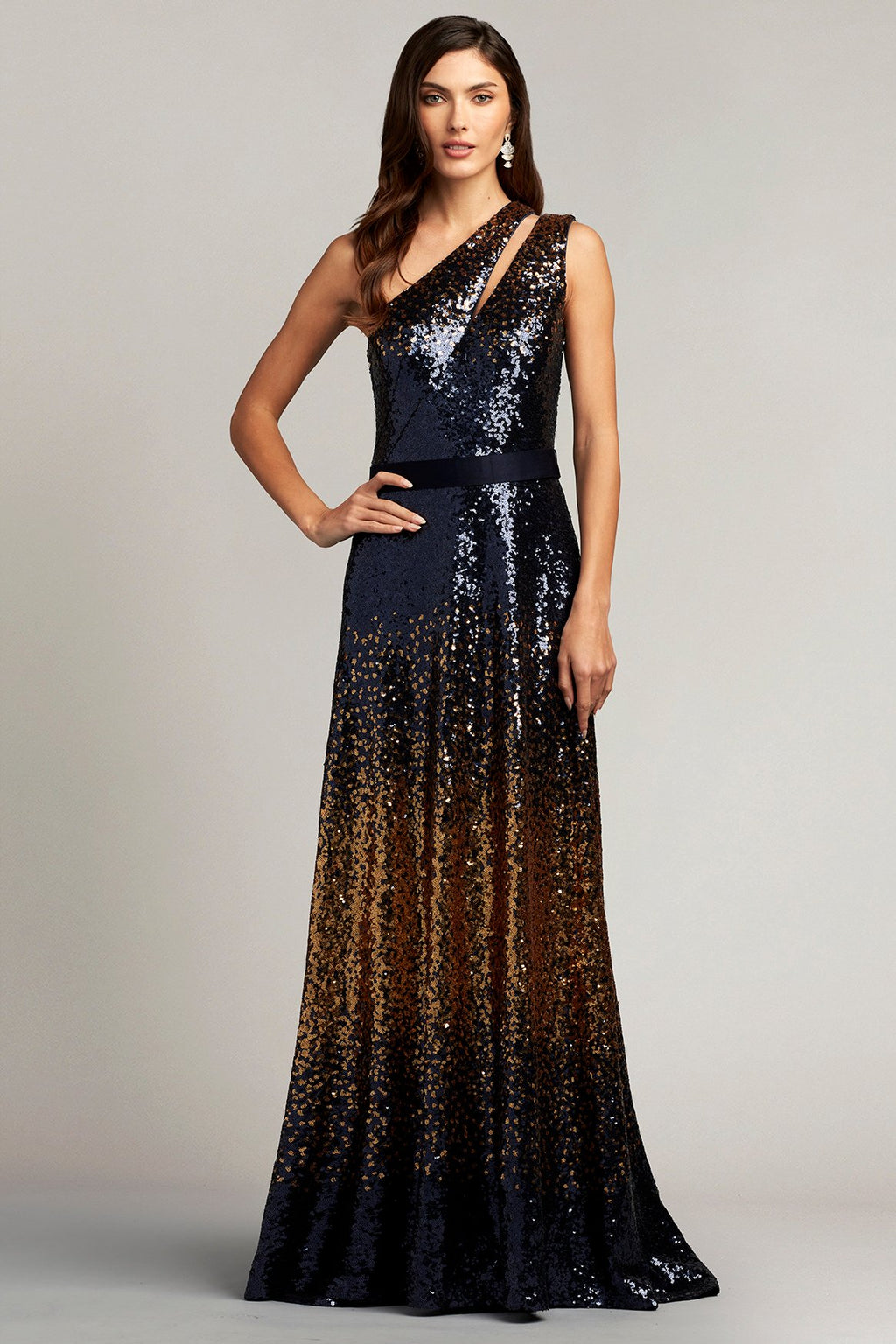 Spry Sequin Ombré Gown