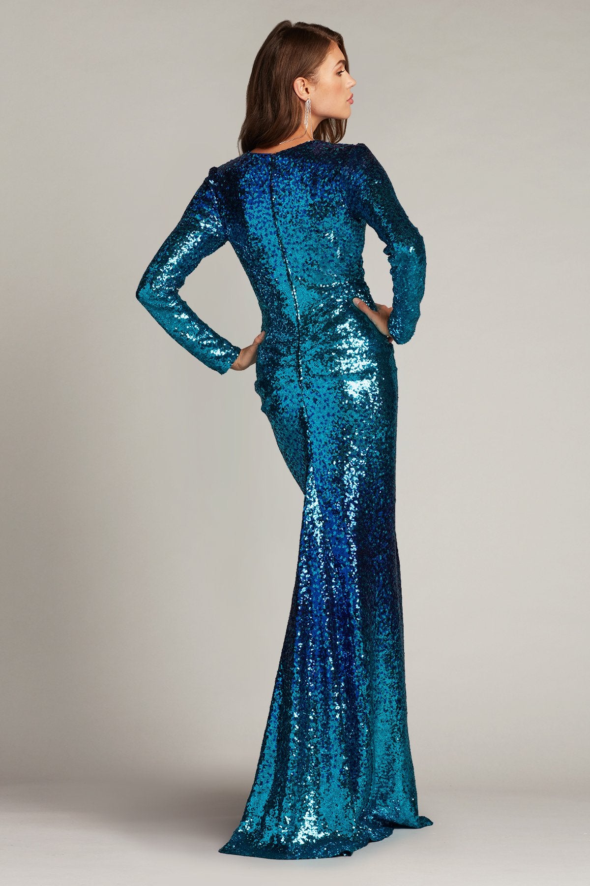 Evona Ombré Sequin Gown