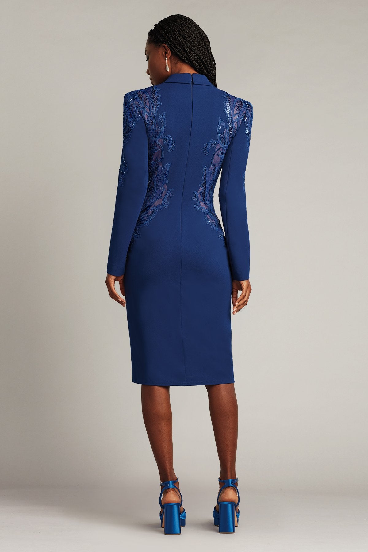 Poe Peak Lapel Dress