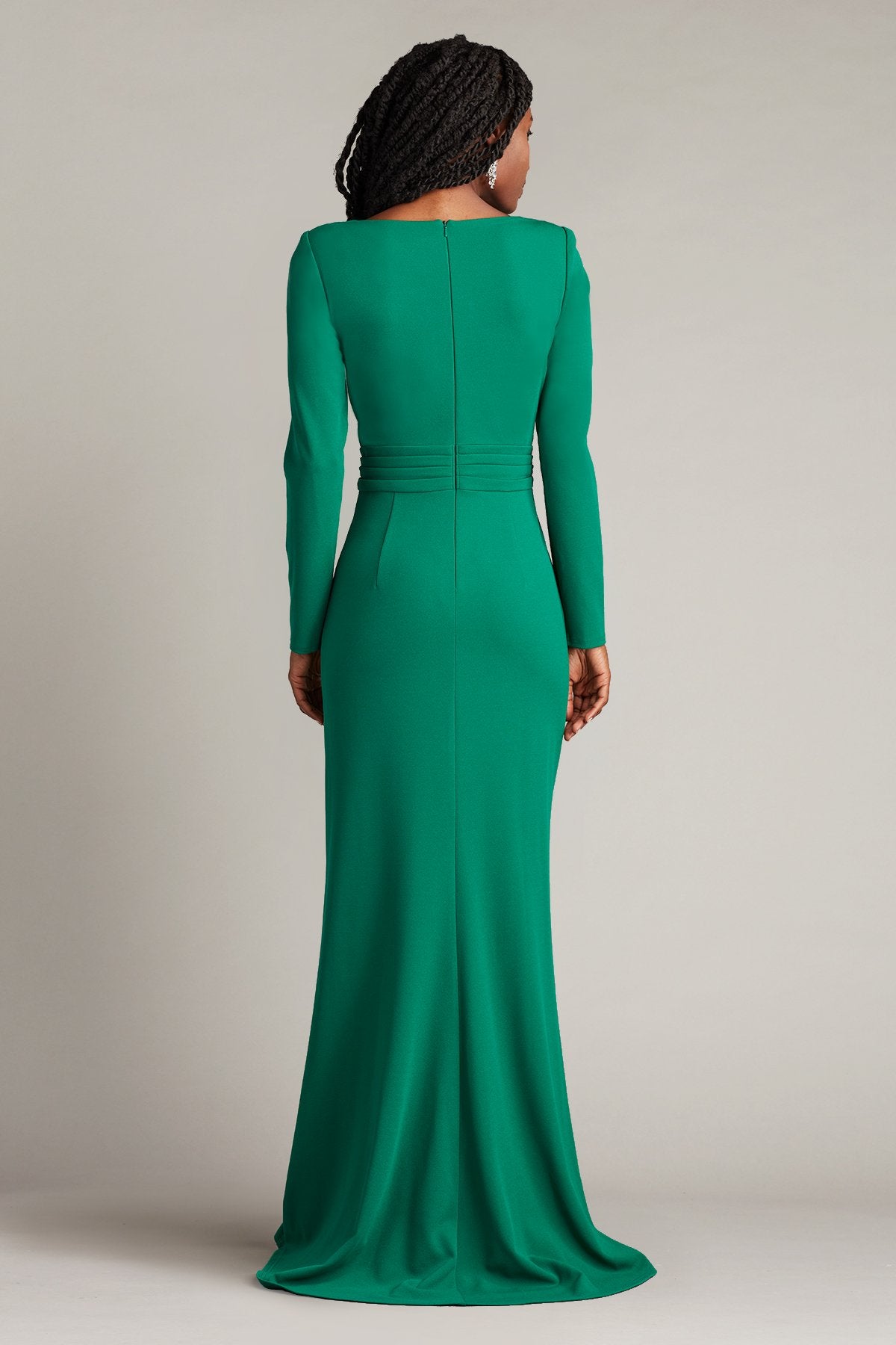 Mariella Plunge Illusion Gown