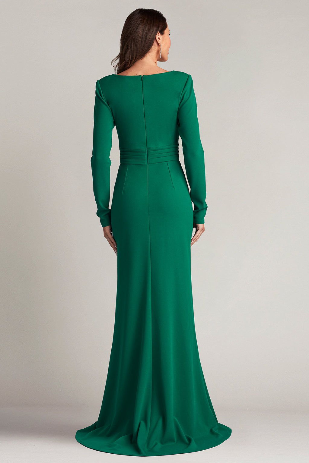 Mariella Plunge Illusion Gown