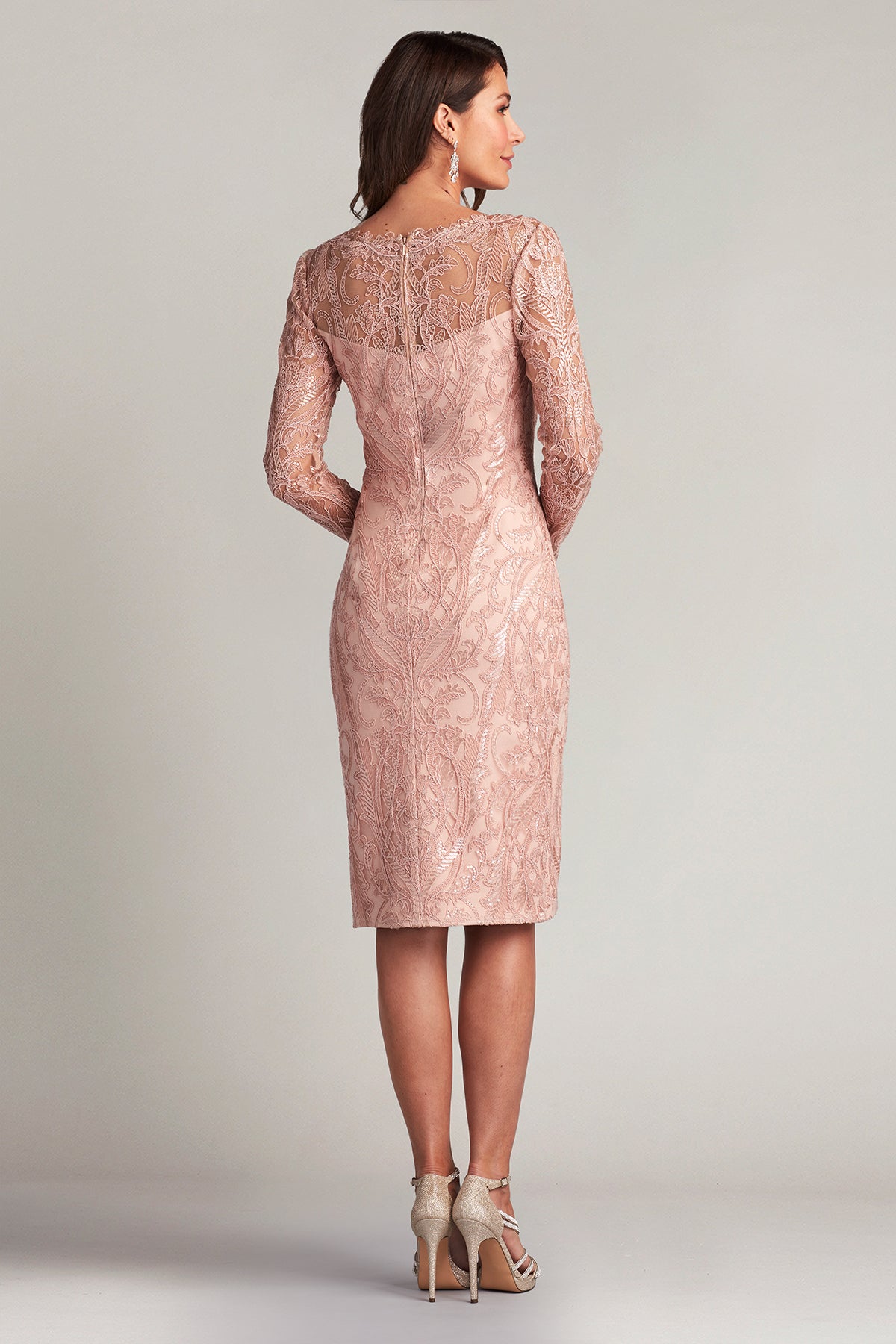 Sohan Embellished Illusion Dress