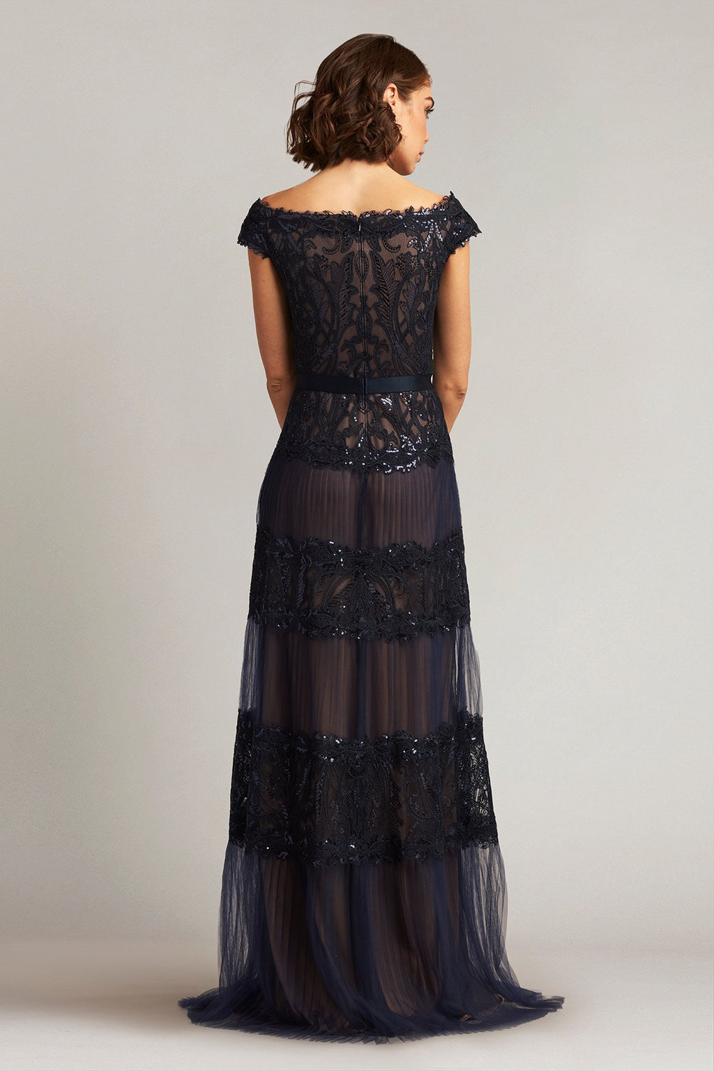 Zaira Tiered Tulle Gown
