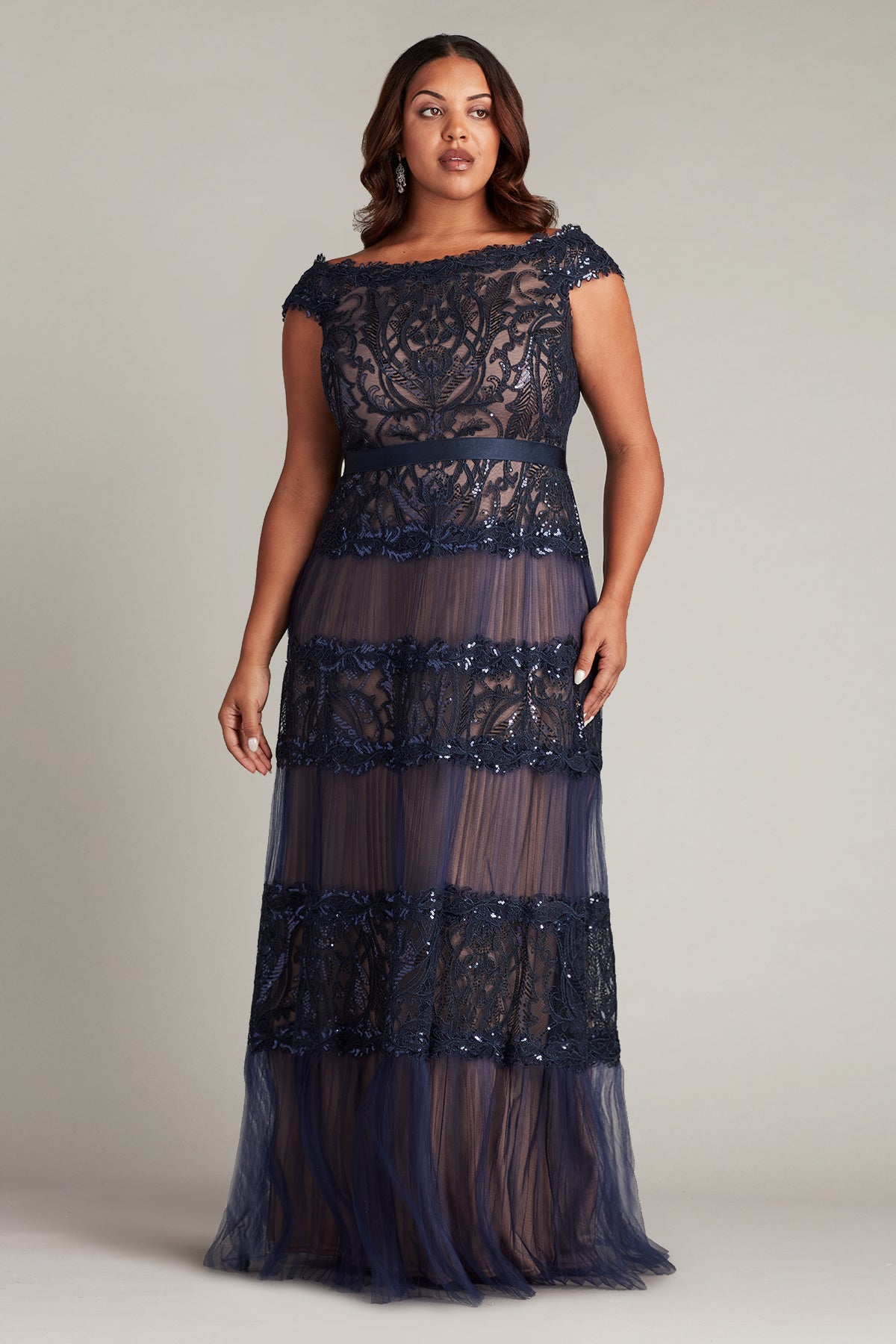 Zaira Tiered Tulle Gown - PLUS SIZE