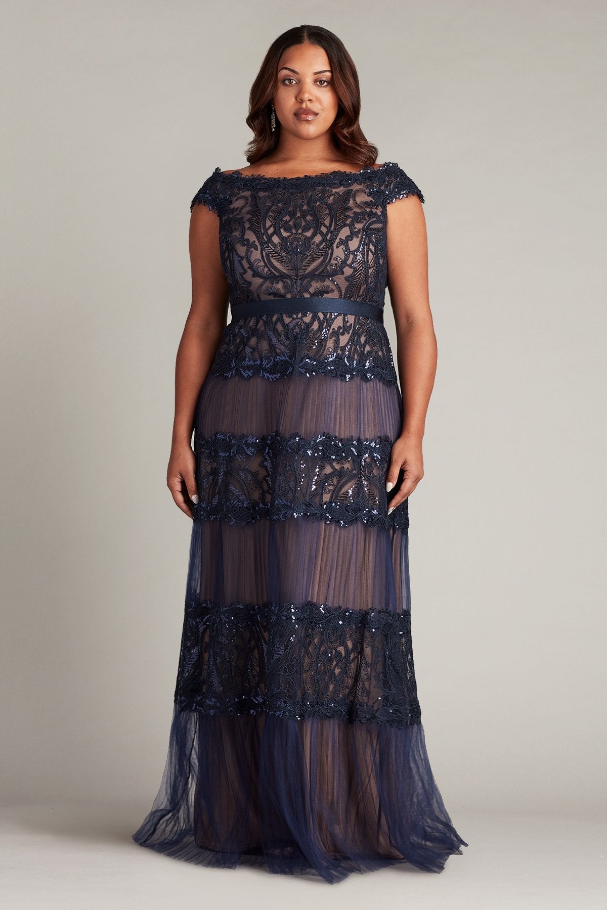 Zaira Tiered Tulle Gown - PLUS SIZE