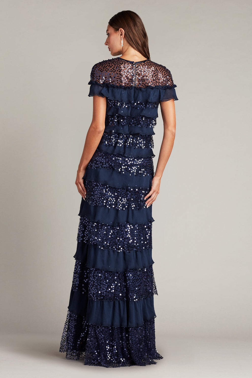 Ayers Sequin Tiered Gown