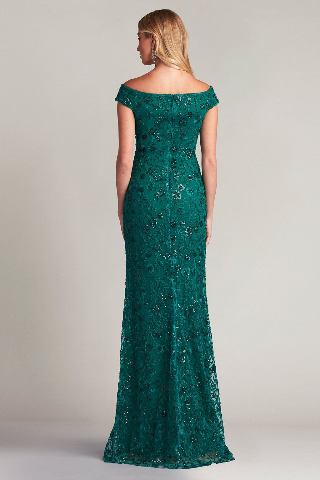 Dublin Embellished Off-Shoulder Gown