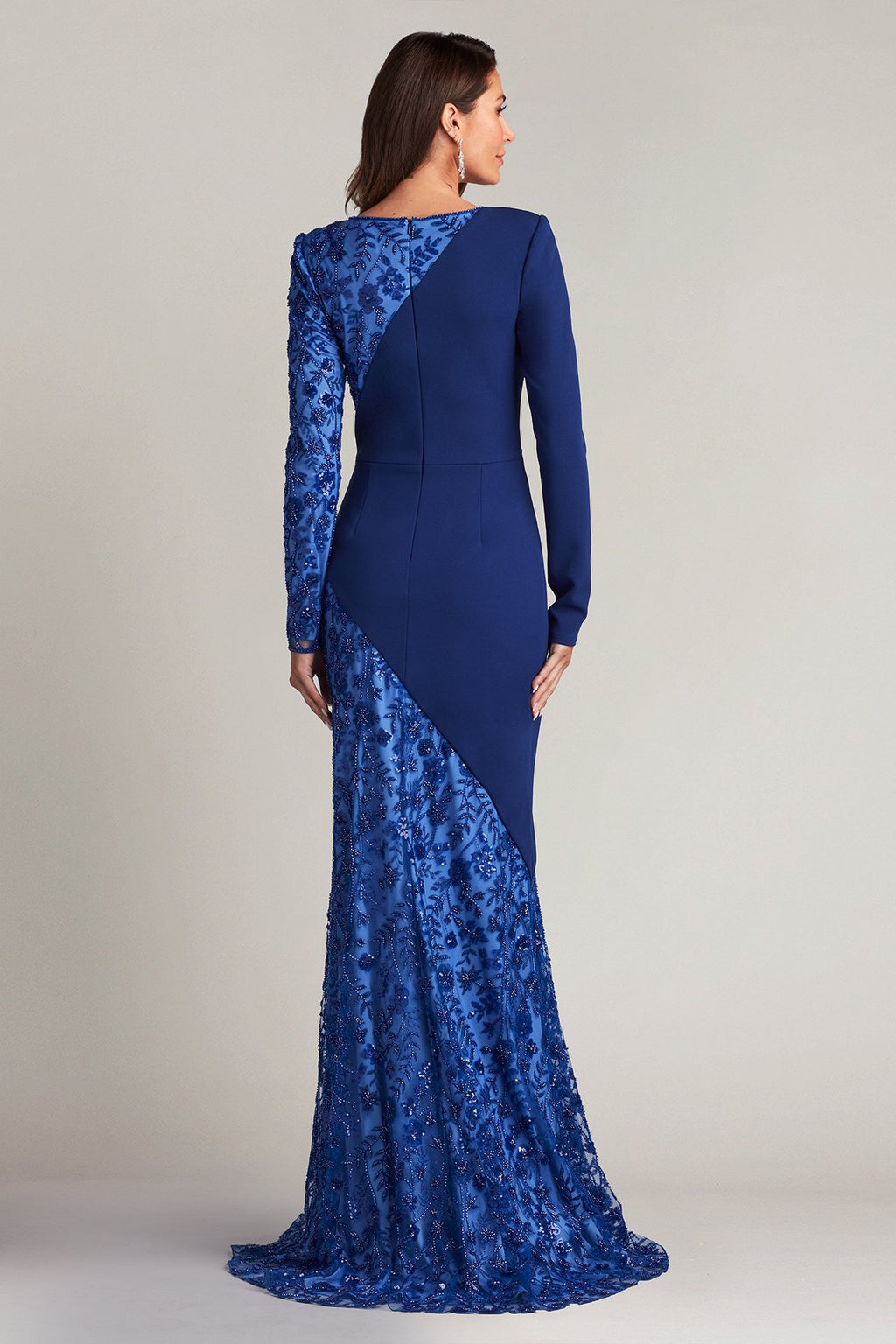 Ilaria Contrast Drape Gown