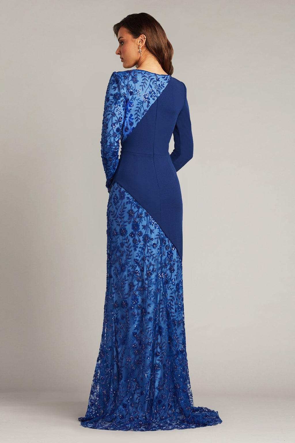 Ilaria Contrast Drape Gown