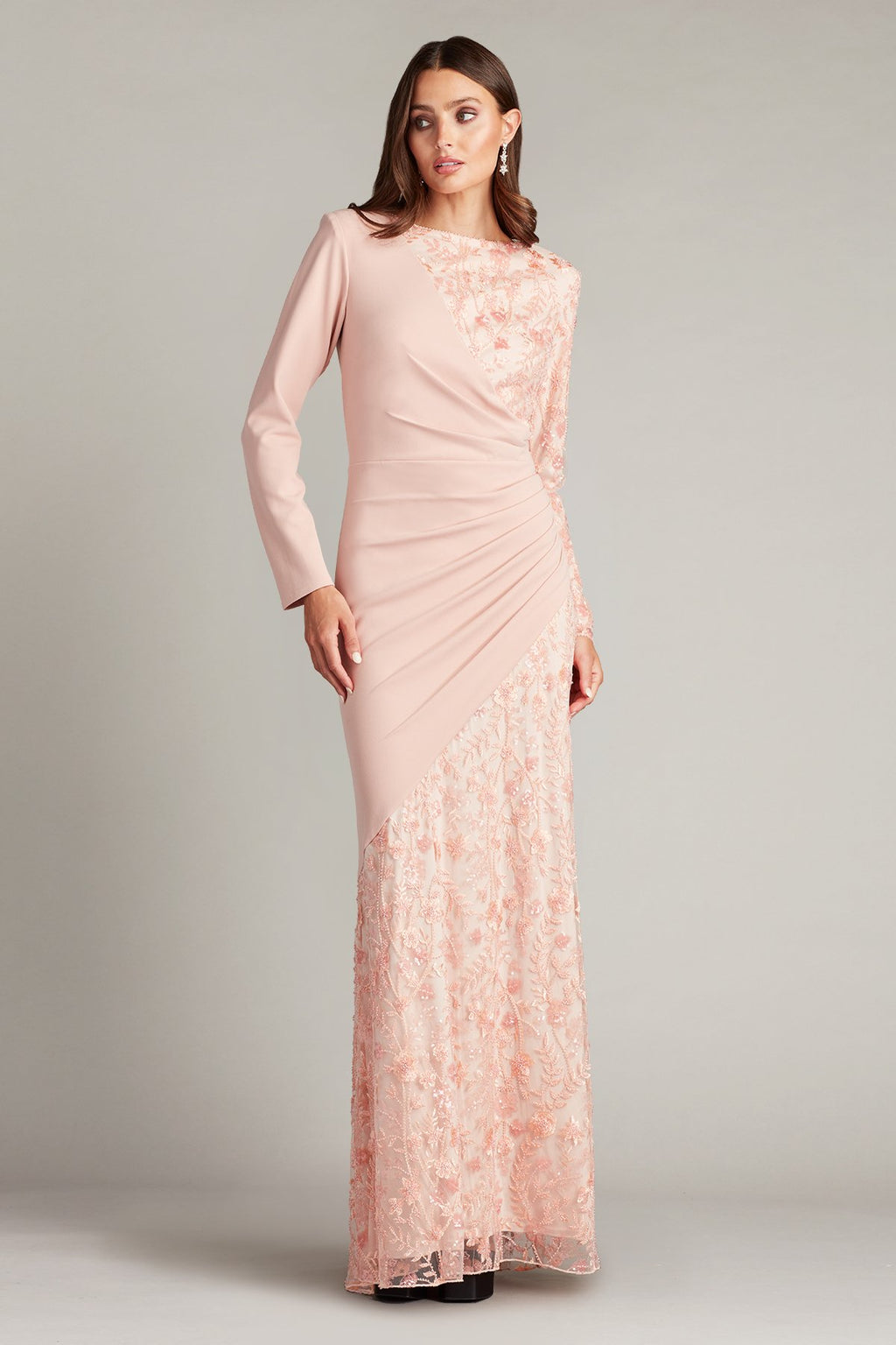 Ilaria Contrast Drape Gown