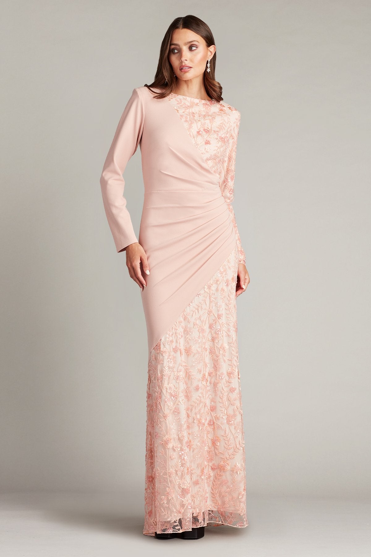 Ilaria Contrast Drape Gown