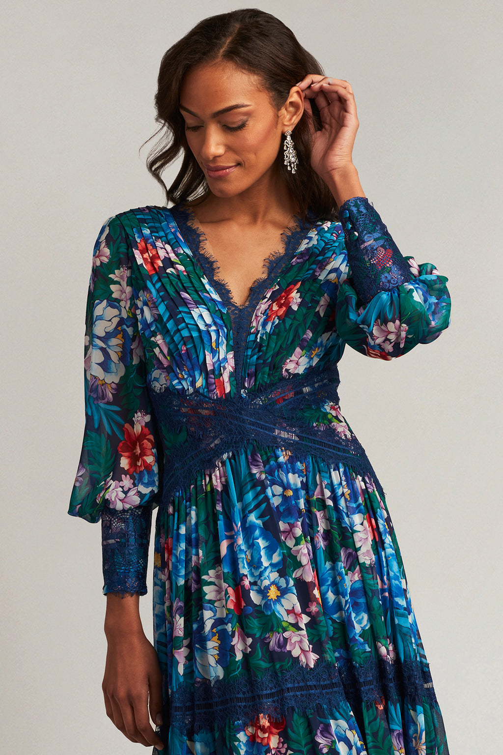 Burstyn Floral Print Dress