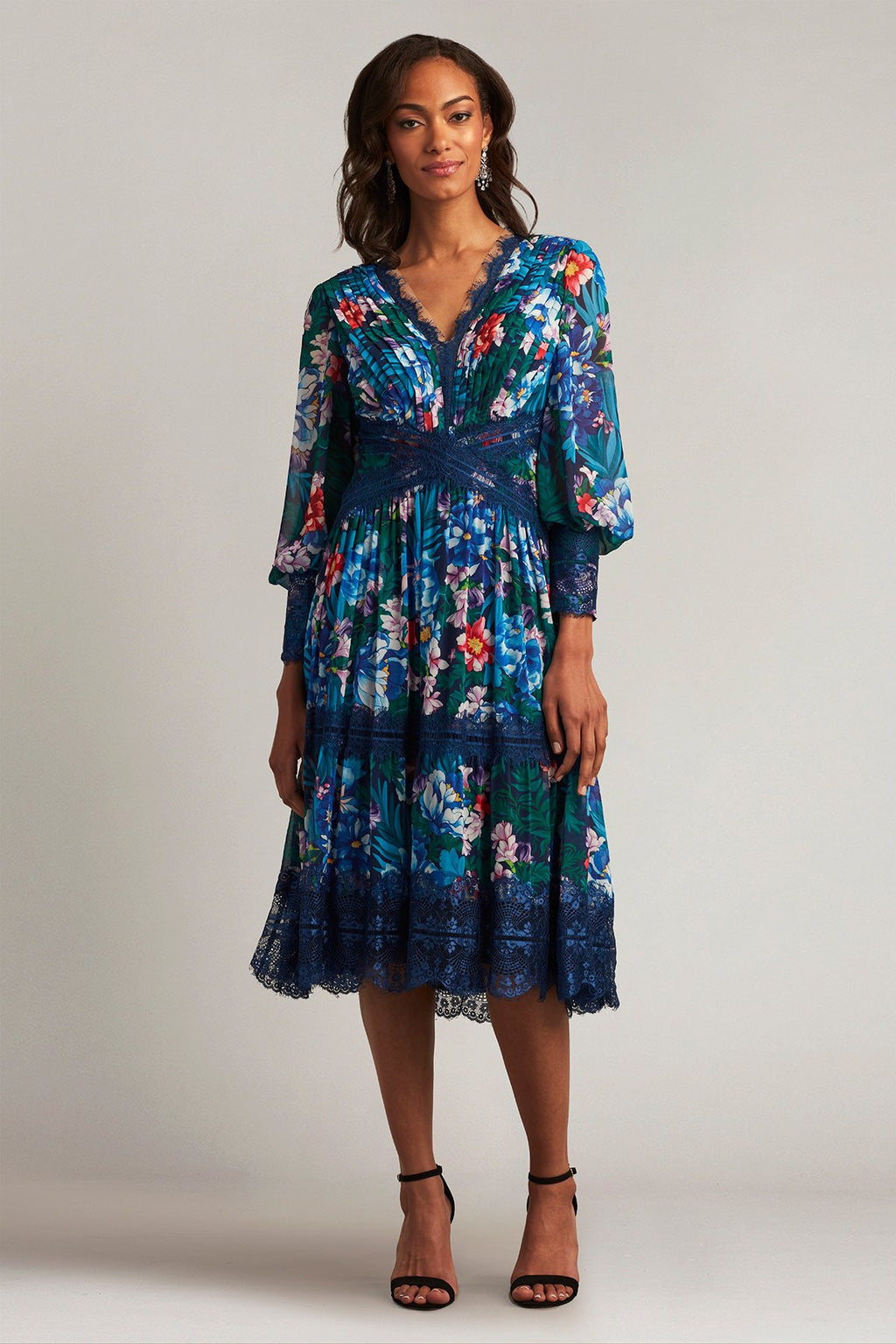 Burstyn Floral Print Dress
