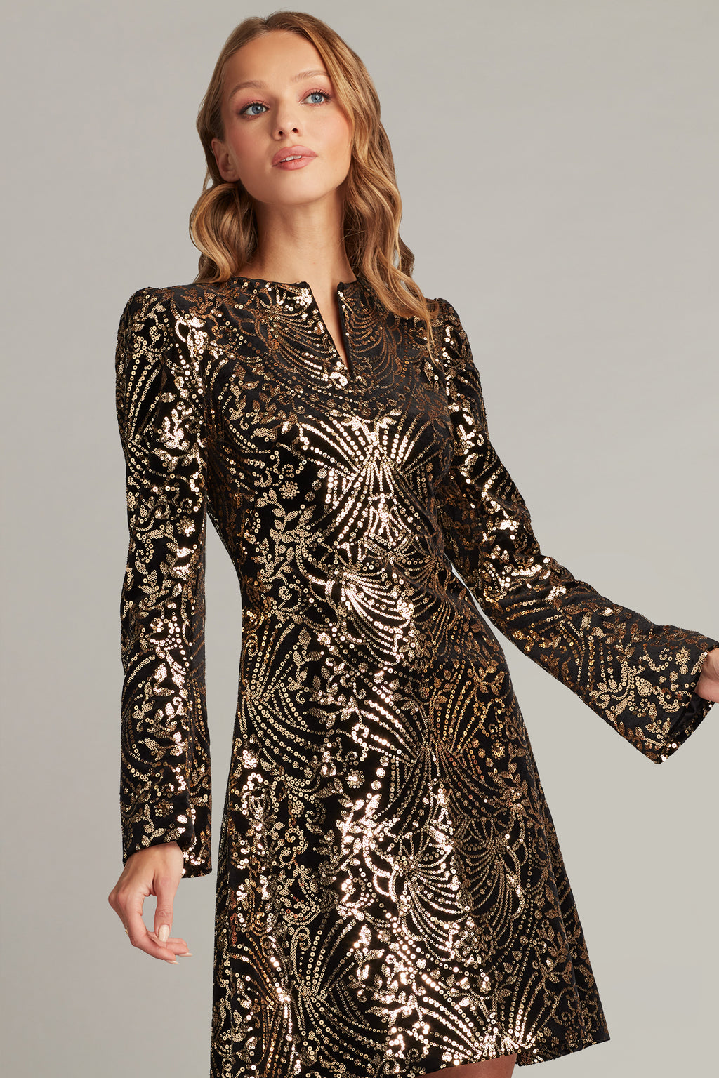 Shanti Sequin Embellished Cocktail Dress