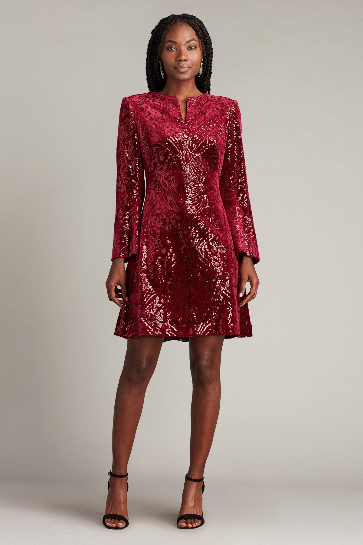 Shanti Sequin Embellished Cocktail Dress