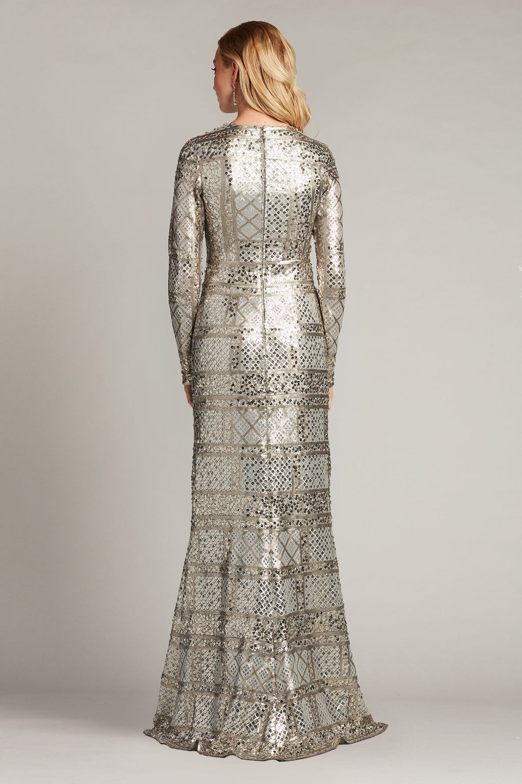Sindri Patchwork Sequin Gown