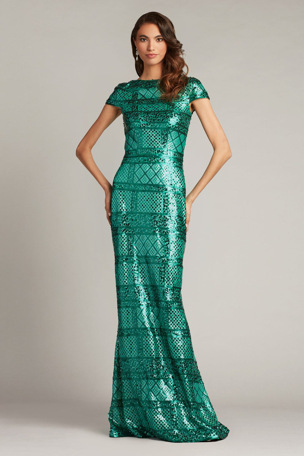 Sybil Patchwork Sequin Gown