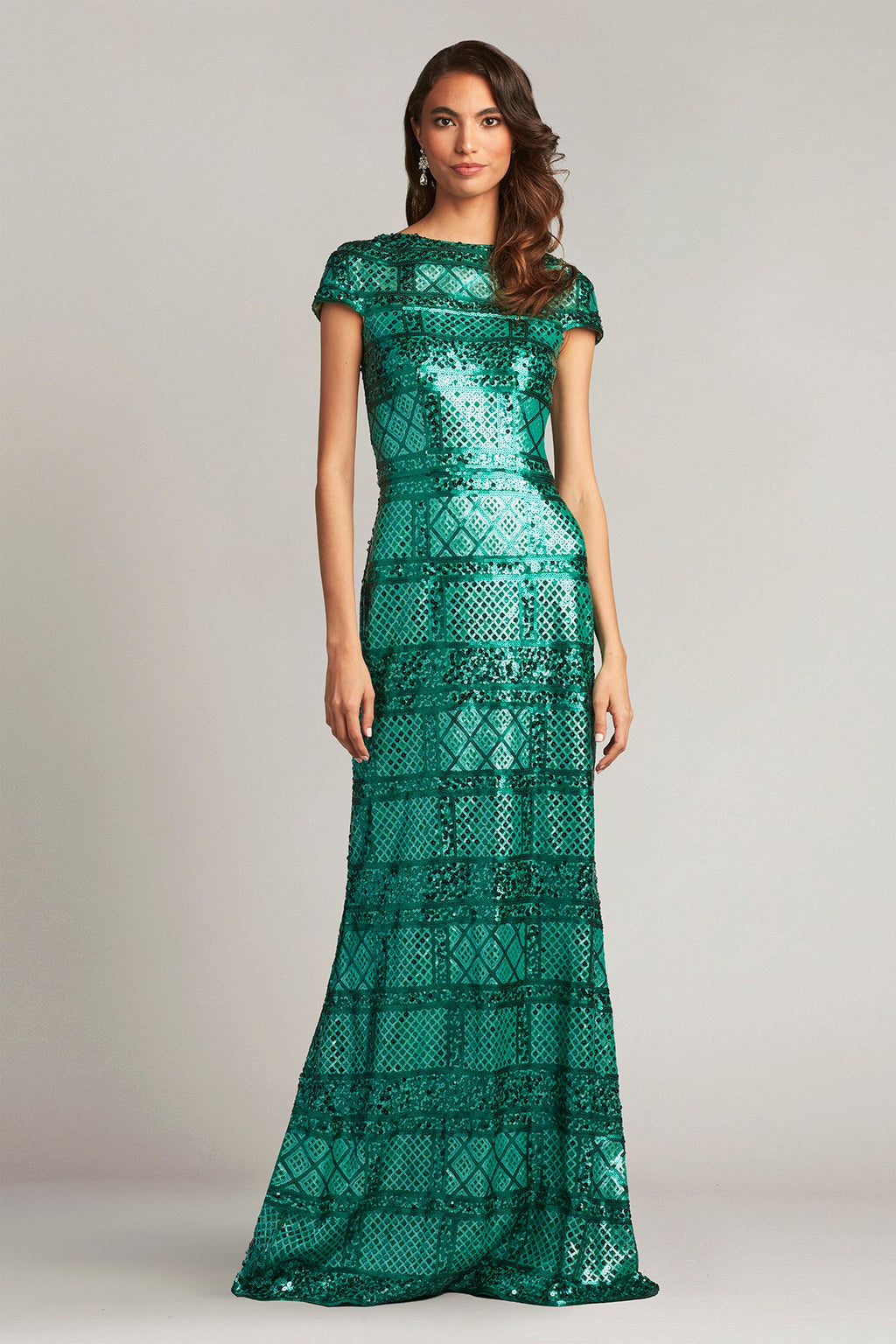 Sybil Patchwork Sequin Gown