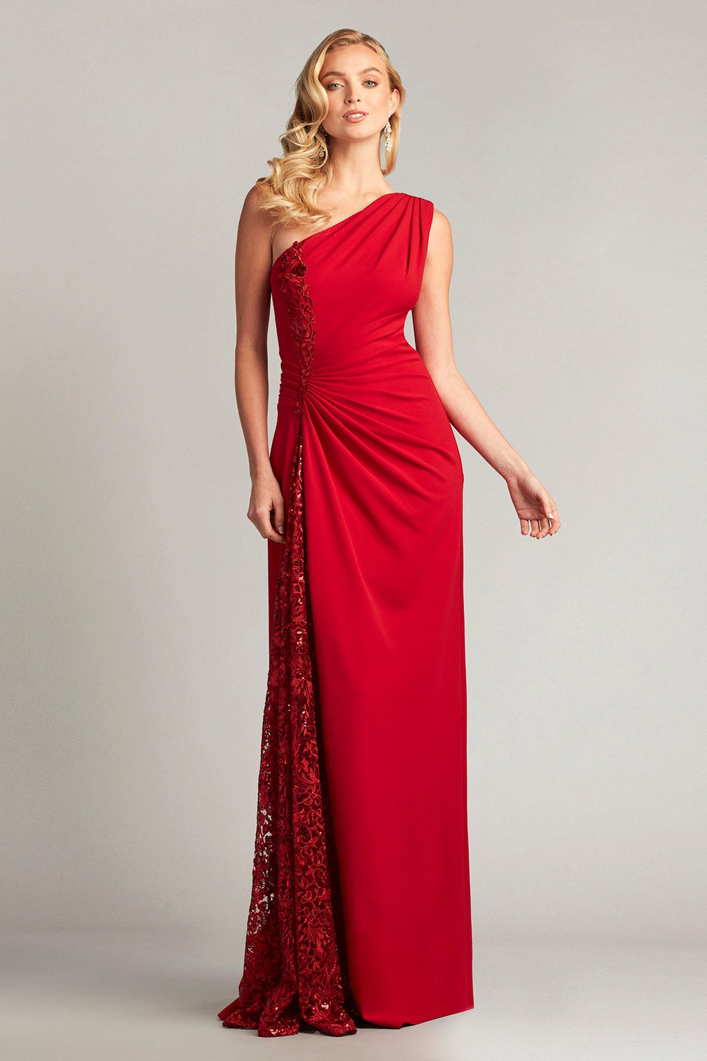 Tomie One-Shoulder Gown