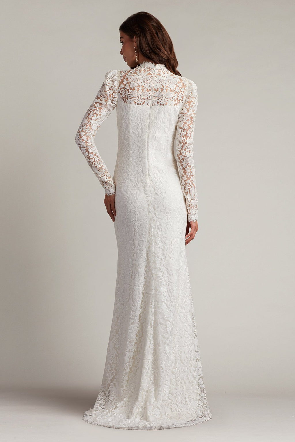 Heiss Embroidered Illusion Gown