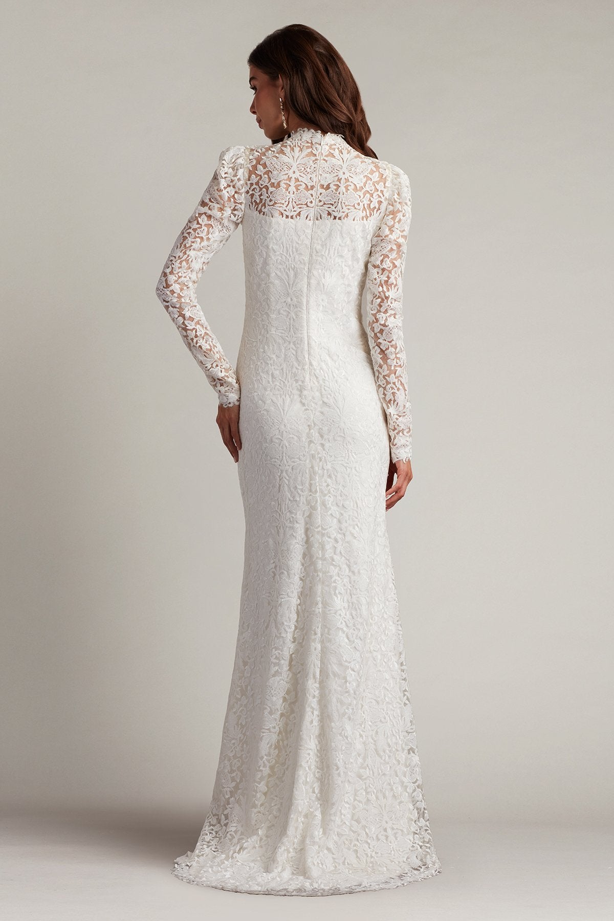 Heiss Embroidered Illusion Gown