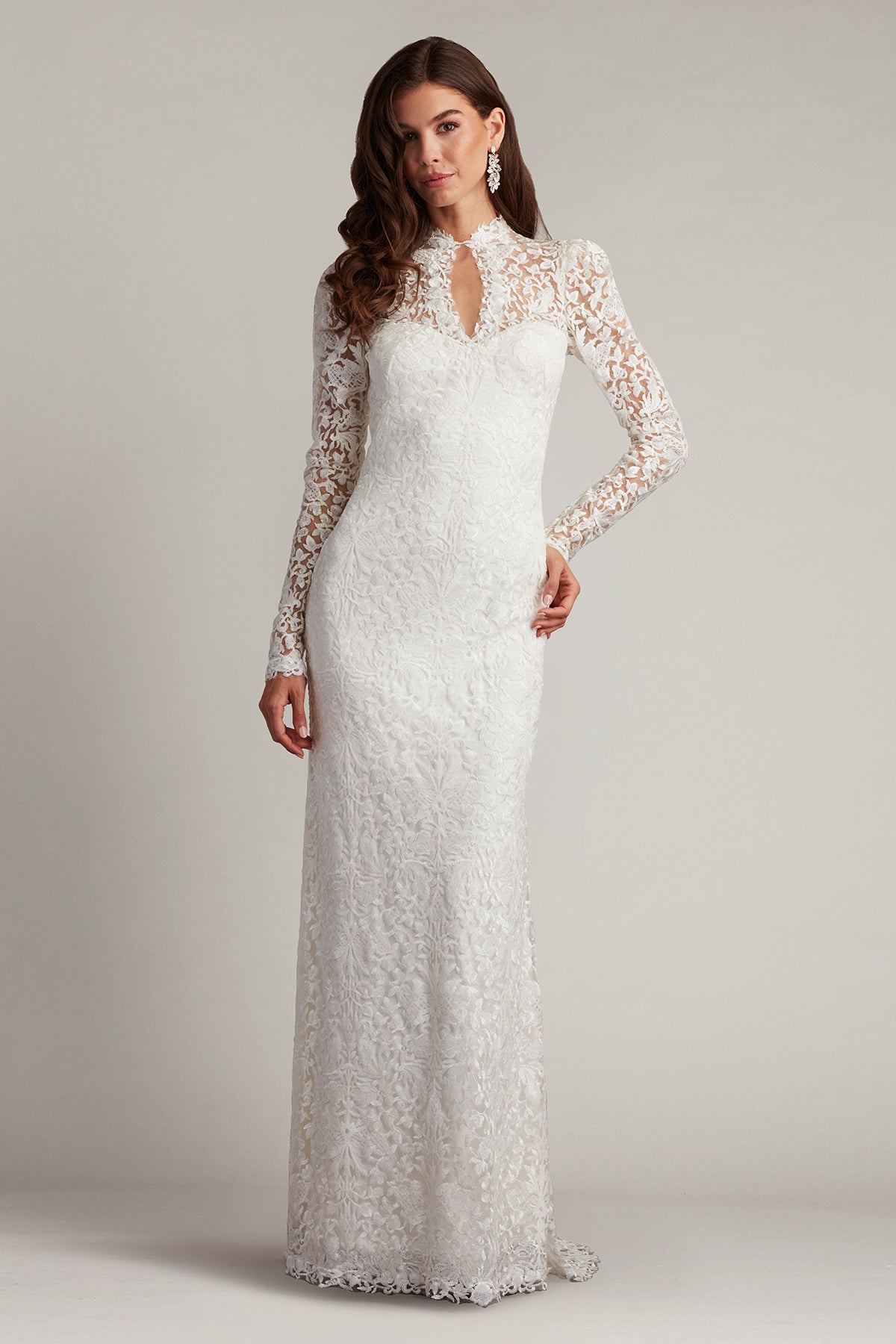 Heiss Embroidered Illusion Gown – Tadashi Shoji Official Online