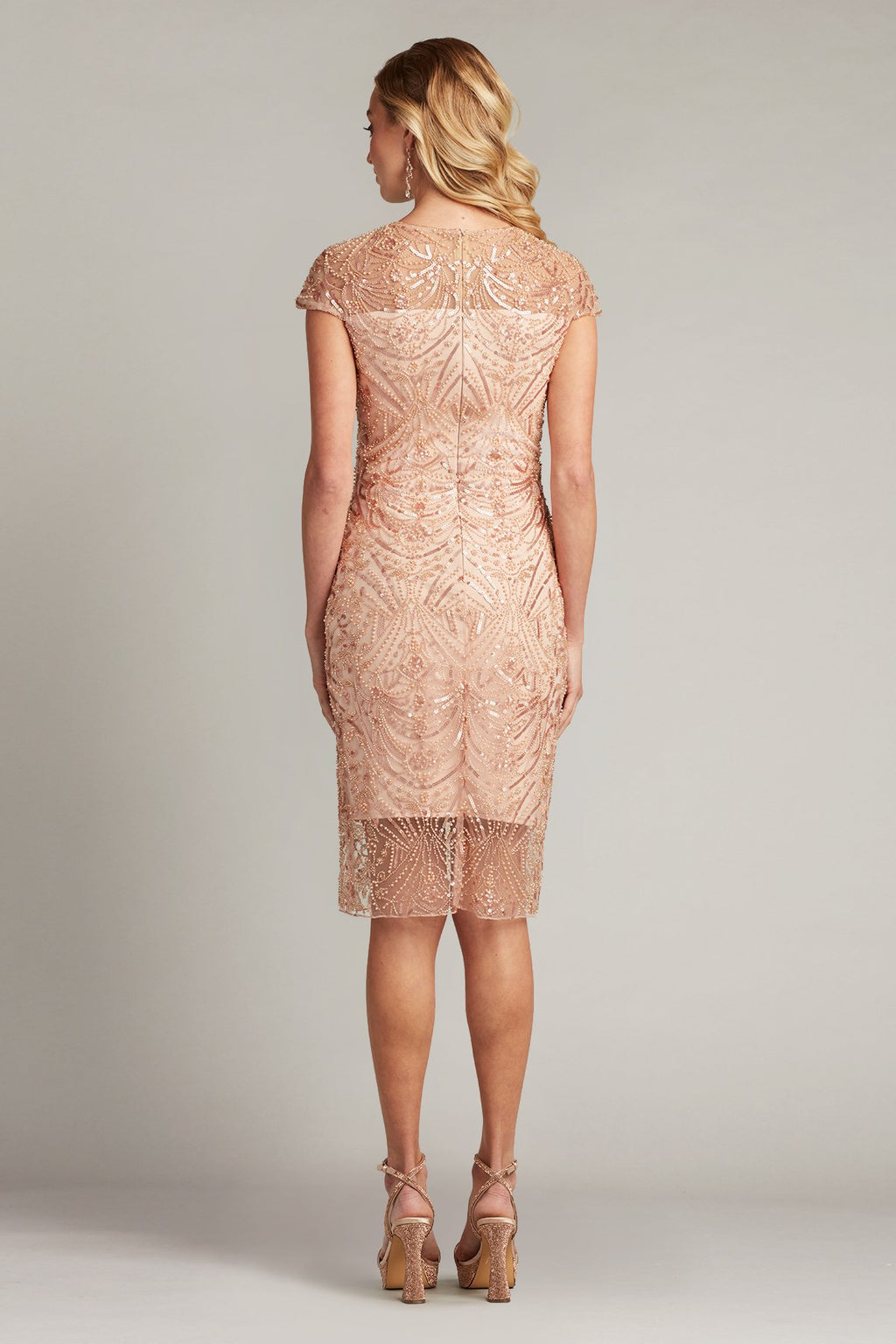 Sosi Embellished Illusion Dress
