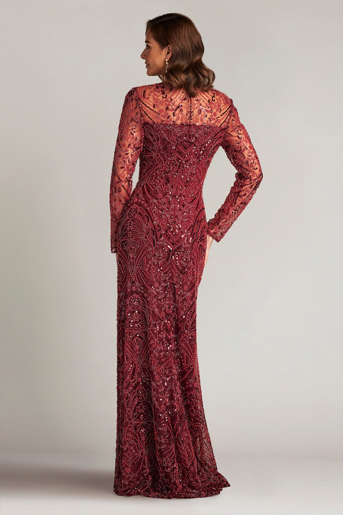 Keziah Embellished Illusion Gown
