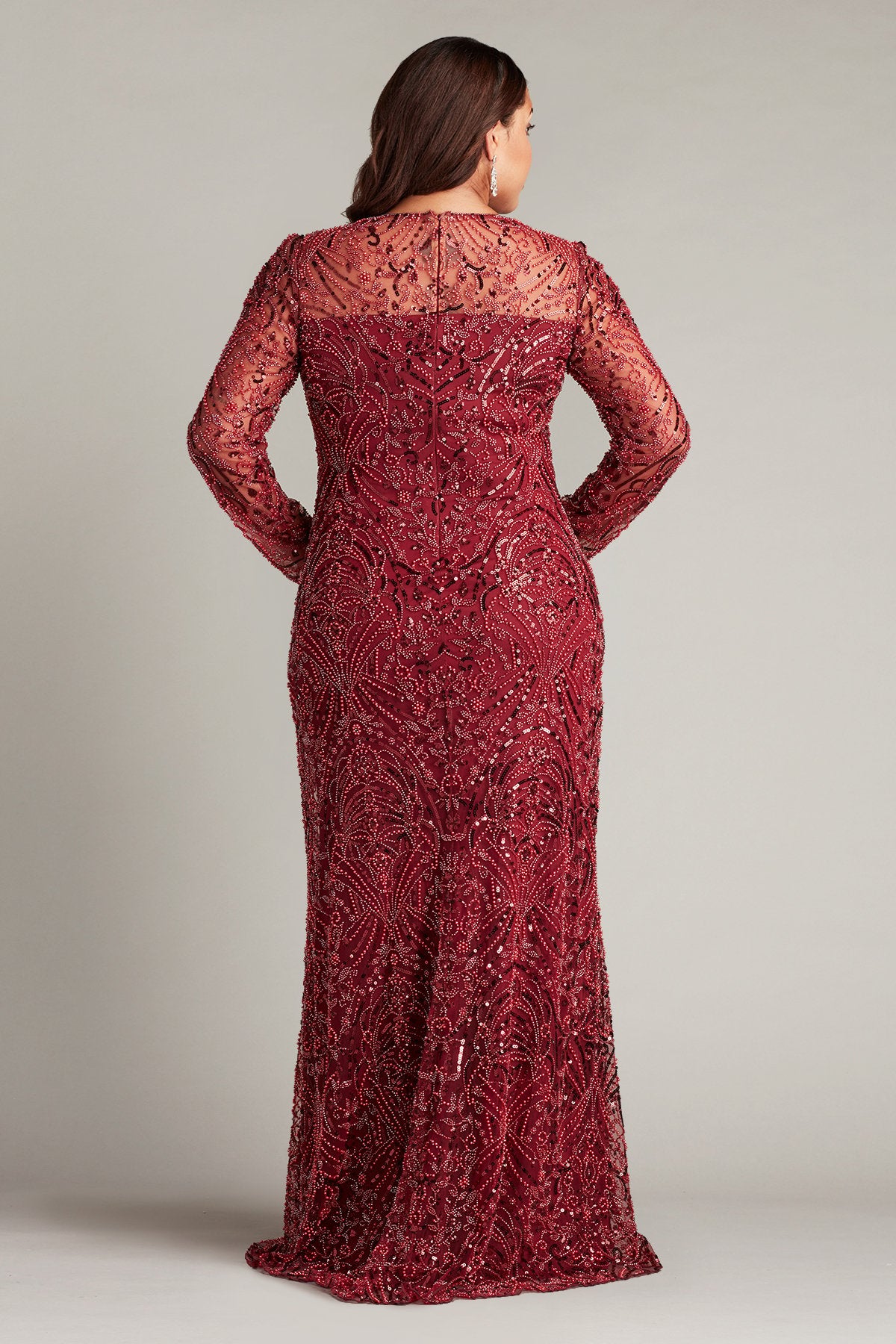 Keziah Embellished Illusion Gown - PLUS SIZE