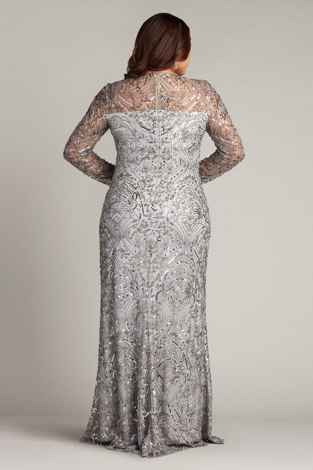 Keziah Embellished Illusion Gown - PLUS SIZE