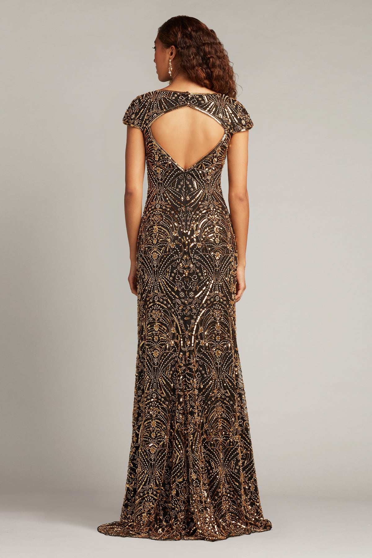 Bijou Allover Embellished Gown