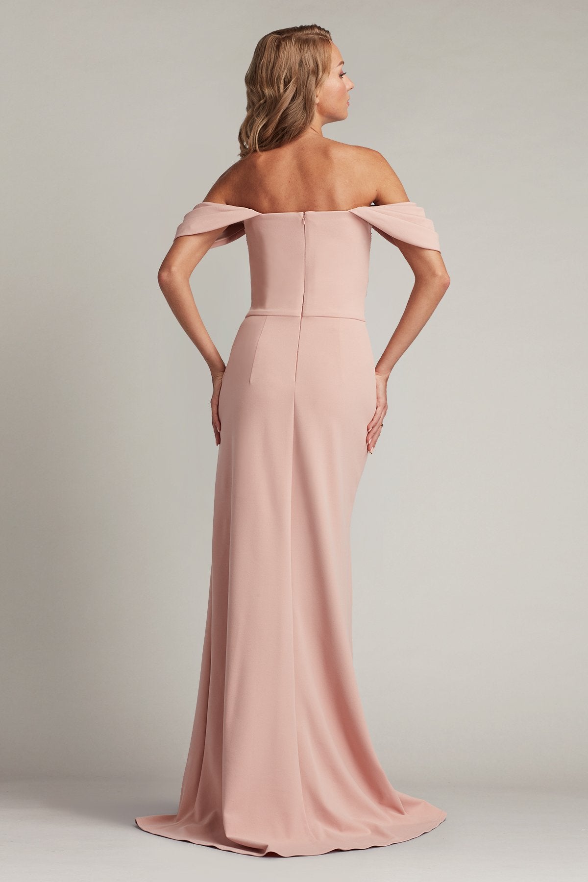 Pilat Draped Bead Embroidered Gown
