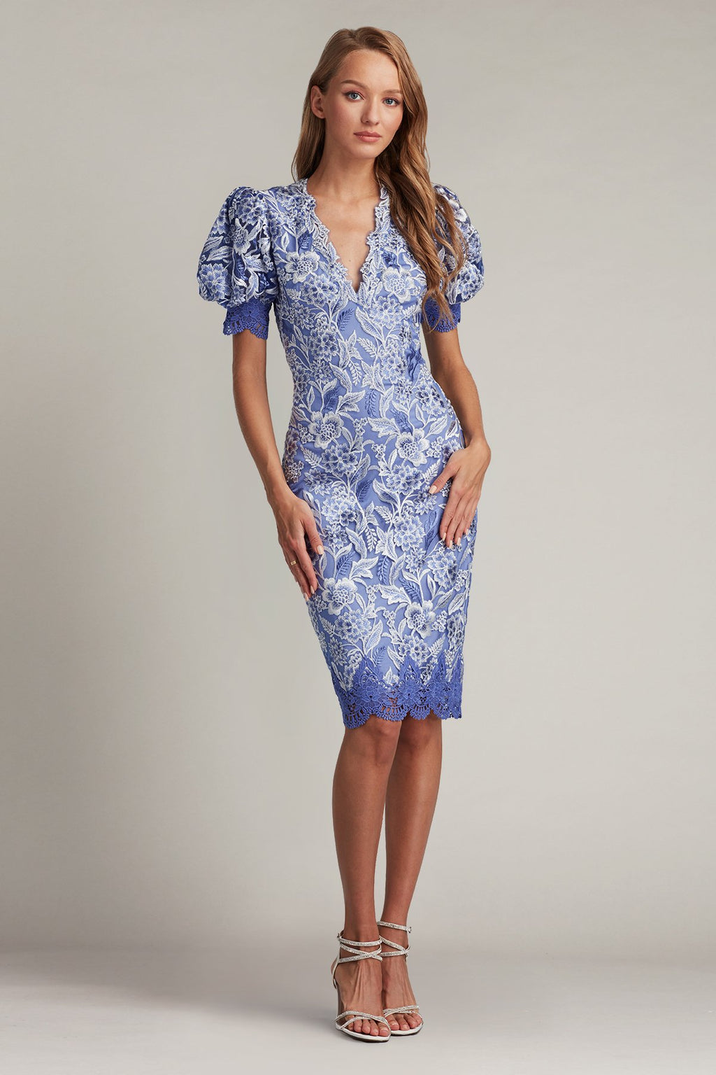 Rowan Floral Embroidered Cocktail Dress