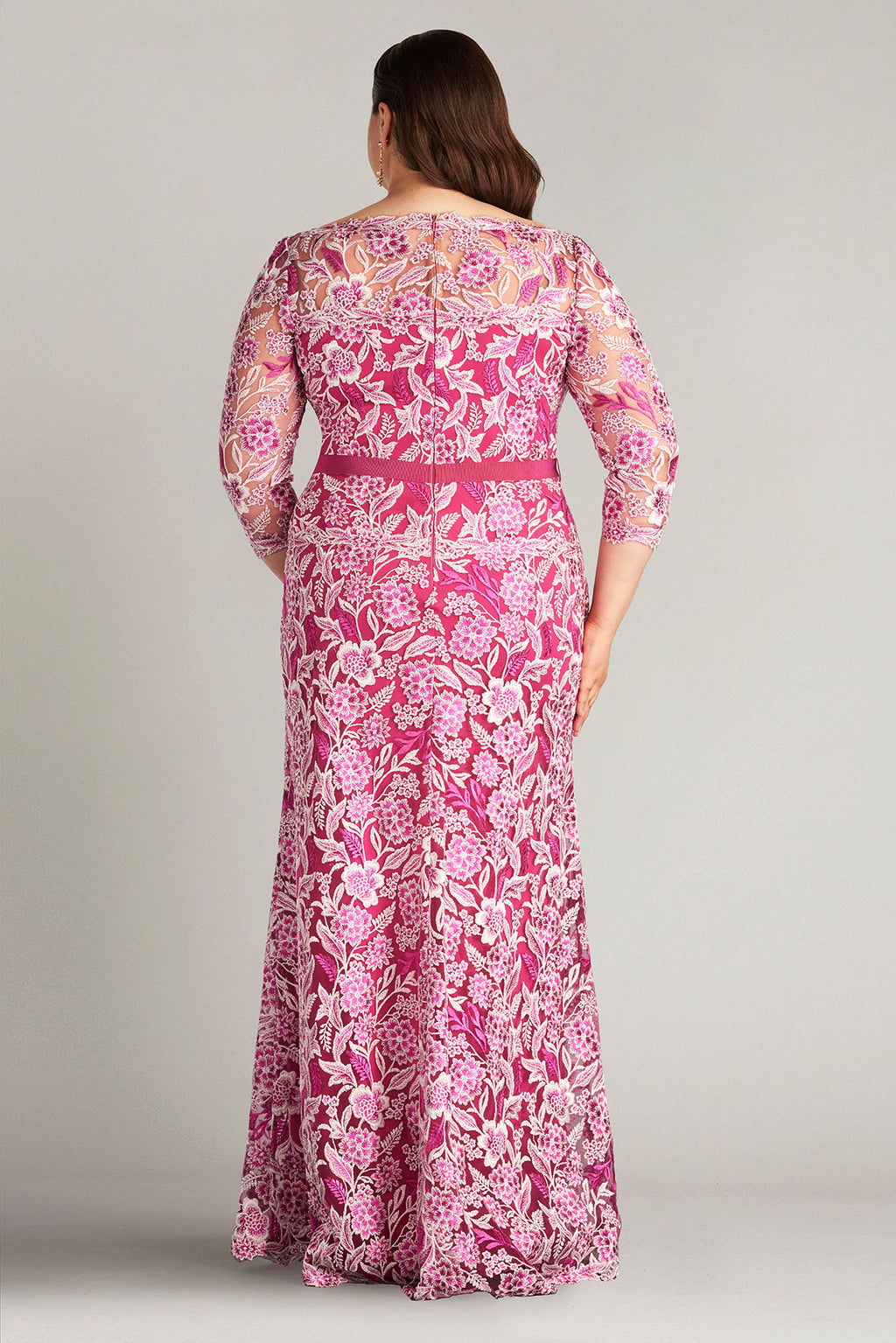 Marcel Embroidered Illusion Gown - PLUS SIZE