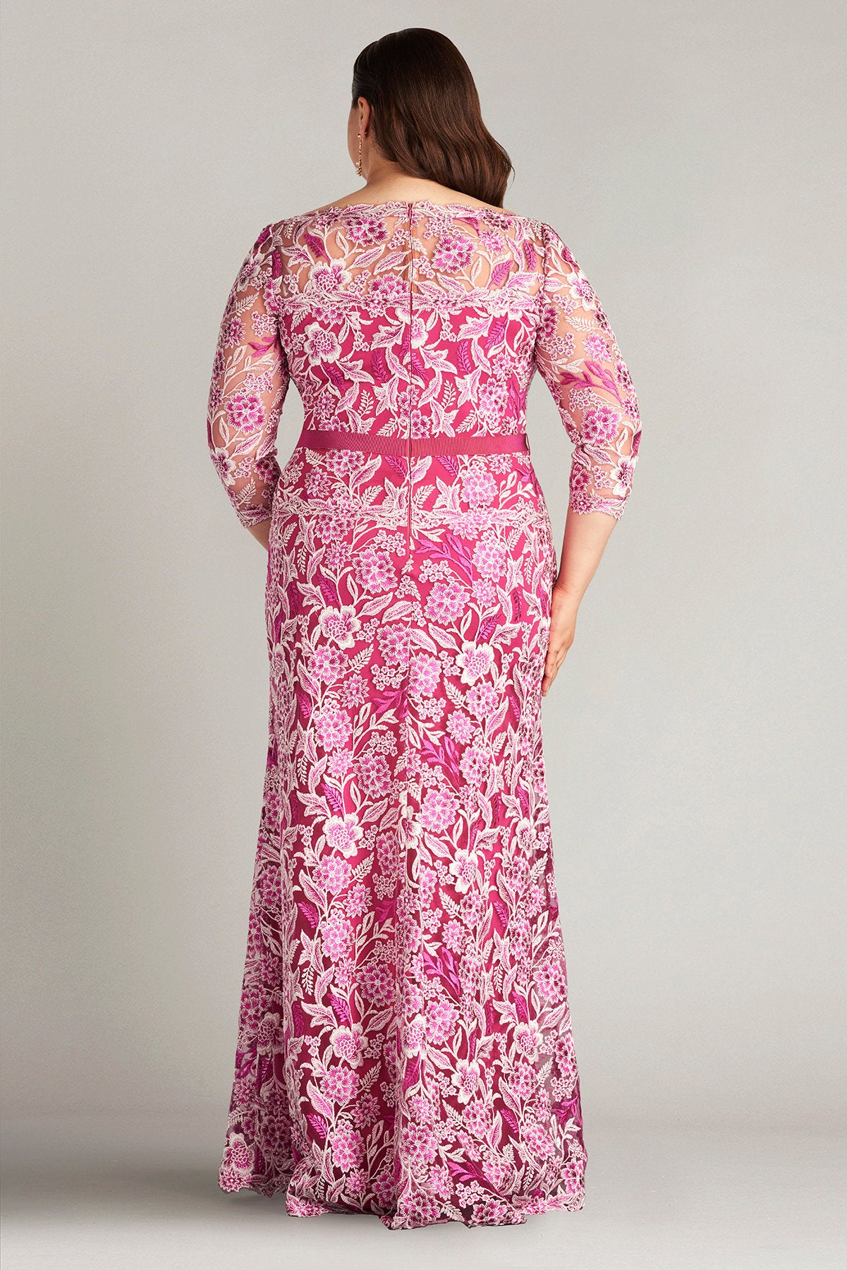 Marcel Embroidered Illusion Gown - PLUS SIZE