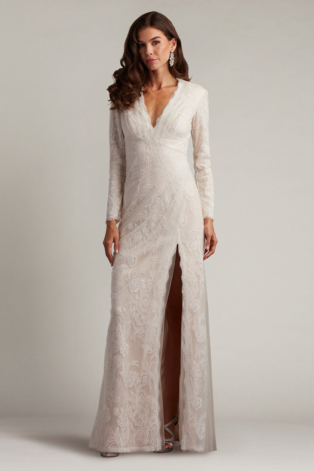 Cherelle Embroidered Tulle Gown