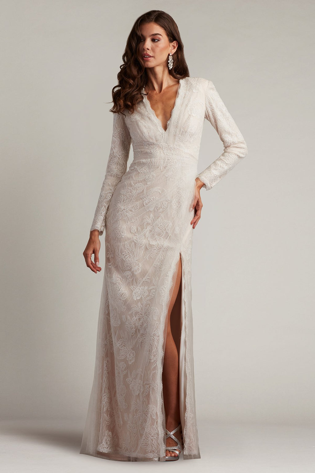 Cherelle Embroidered Tulle Gown