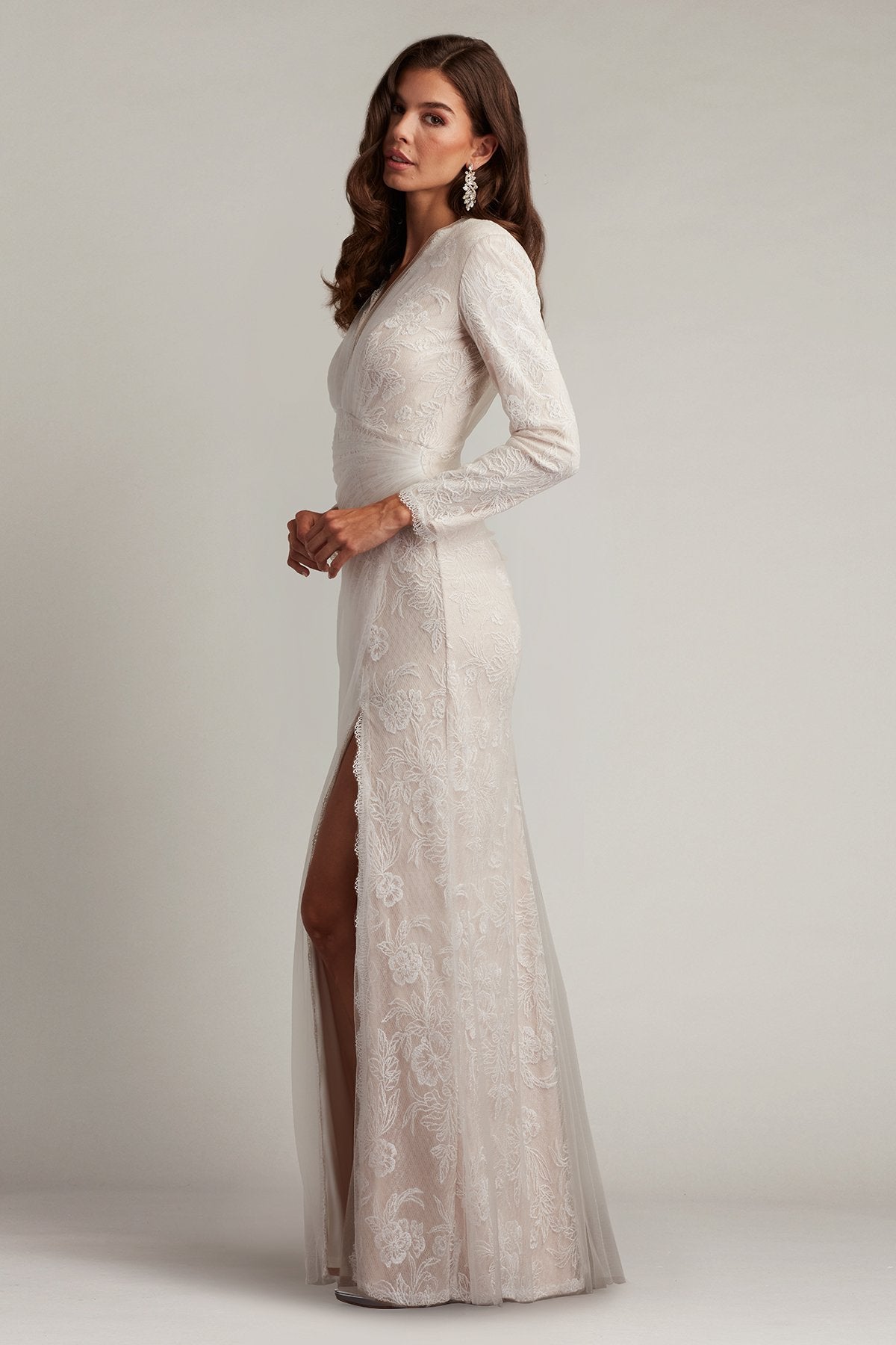 Cherelle Embroidered Tulle Gown