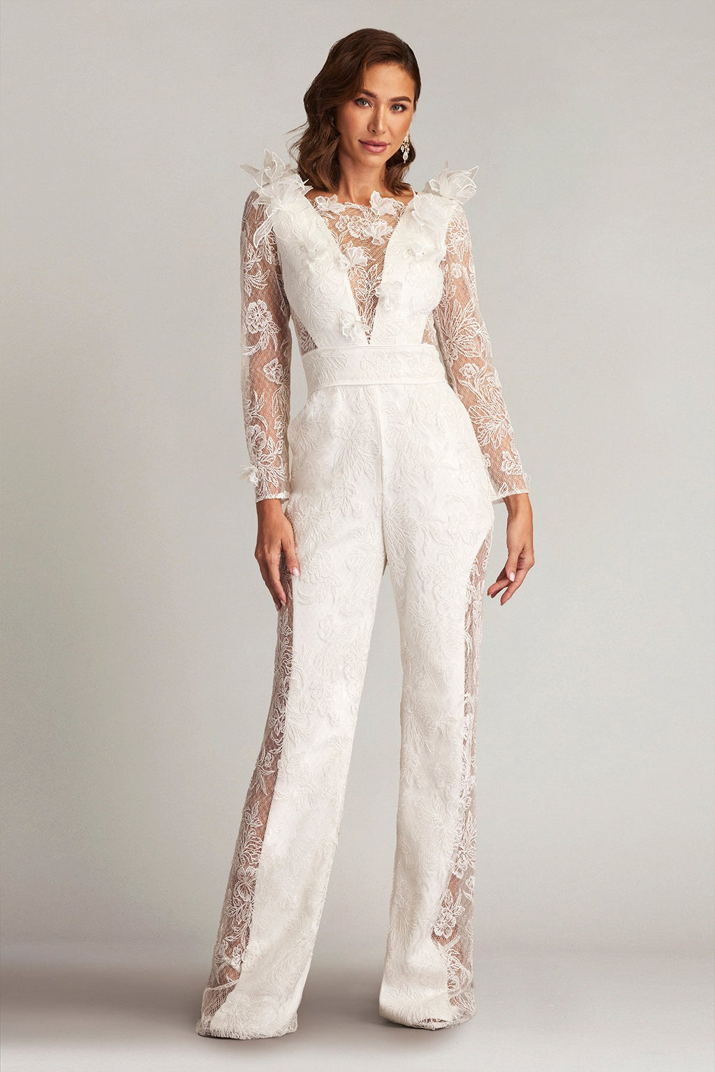 Enger 3D Floral Embroidered Jumpsuit