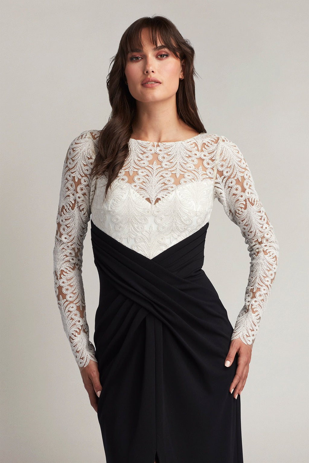 Betton Contrast Illusion Gown